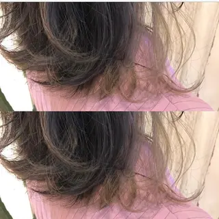 ミディアム カラー ヘアアレンジ marbles〻 chiharuのヘアスタイル