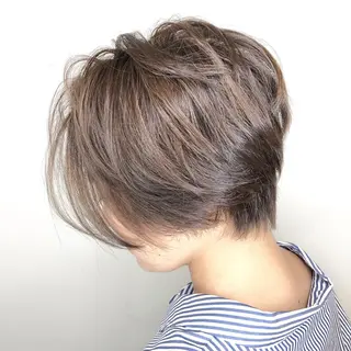 ショート ブリーチ/髪質改善 NYNY大久保のヘアスタイル