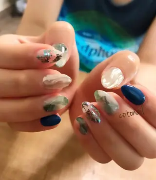 ネイル ツメトマツゲ .のネイルデザイン