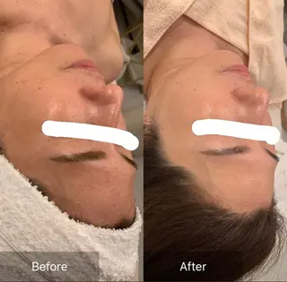 ショート カラー パーマ ヘアアレンジ メンズ キッズ ネイル マツエク・マツパ アイブロウ Lune’as Spa 南青山🫧のヘアスタイル