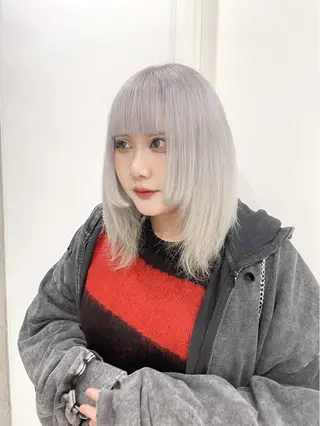 カラー 🍭ハイトーン/ デザインカラー🦄のヘアスタイル