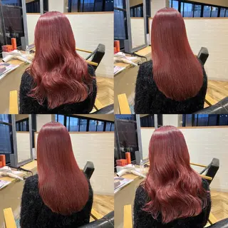 ロング カラー 艶カラー/韓国顔周り 🎀mamiのヘアスタイル