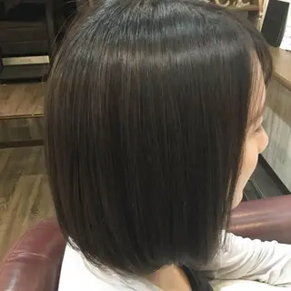 ミディアム カラー パーマ 金崎 新吾のヘアスタイル