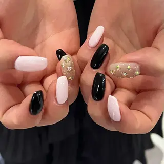 ミディアム 小川 柚香のネイルデザイン