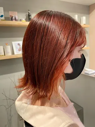 ミディアム カラー SALOWIN下北沢所属・hazuki 🌝のヘアスタイル