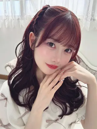 カラー リルミーミュエナ💎 大須/矢場町/上前津のヘアスタイル