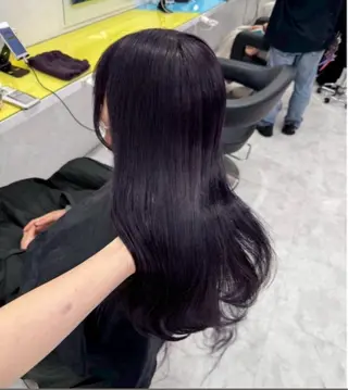 ロング miku/ラベンダー 透明感カラー🪻❤︎のヘアスタイル