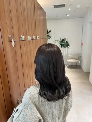 ミディアム カラー ✨髪質改善 縮毛矯正 艶髪 立川 コウキ✨のヘアスタイル