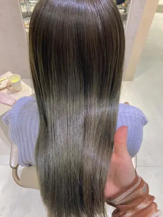 セミロング カラー MURANAKA RYOのヘアスタイル