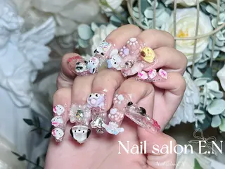ネイル E.N🦋 長さ出し/持ち込みのネイルデザイン