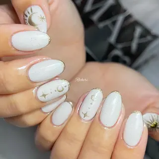 ミディアム ネイル richeri beautyのネイルデザイン