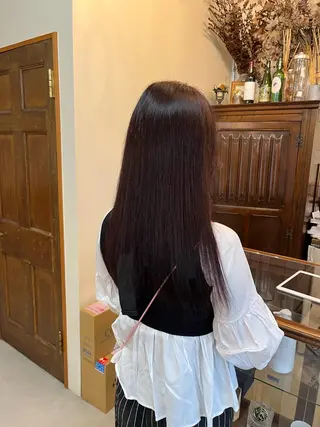 ロング 神谷 夏帆のヘアスタイル