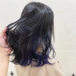 セミロング 💘カラー人気Ｎｏ. １💘SAYAのヘアスタイル