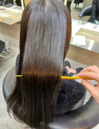 セミロング 髪質改善/ボブ/ ハイトーン❣️yuiのヘアスタイル