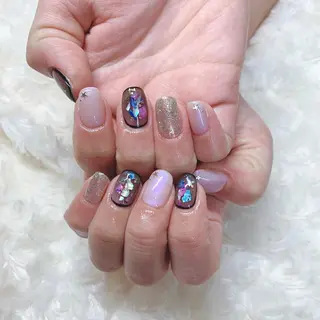 カラー ネイル Cozy_ ilumのネイルデザイン