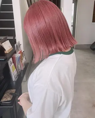 ミディアム カラー 河内 元伸のヘアスタイル