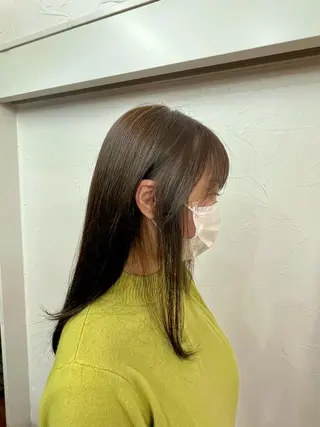セミロング カラー 櫻田 真紀のヘアスタイル