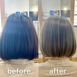 ショート カラー KIZU 髪質改善 オカルト怪談のヘアスタイル