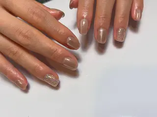 ネイル VERMA ケアとシンプルジェルのネイルデザイン