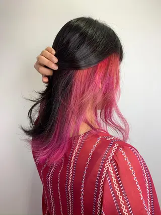 セミロング カラー SALOWIN神戸三宮店所属・【美髪を叶える】中谷 彰宏（アキ)のヘアスタイル