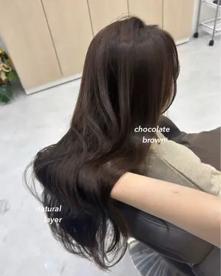 ロング カラー IS所属・横浜美容室/透明感 カラー/レイヤーのヘアスタイル