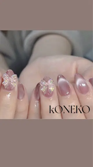 ネイル コネコネイルサロン モデル用のネイルデザイン