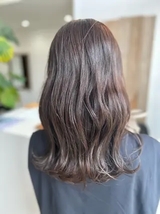 セミロング カラー SOL _Nakamuraのヘアスタイル