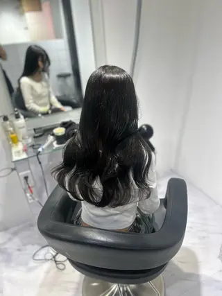 ロング カラー 表参道/透明感カラー /暗髪/ジュキヤのヘアスタイル