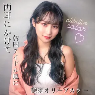 ロング カラー 透明感カラー×小 顔レイヤー♡ヒデさんのヘアスタイル