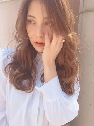 ロング カラー 苦楽園🌷モアナサーフライダー所属・🤎MAI🤎 《ベージュ系カラー》のヘアスタイル