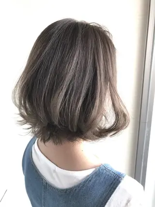 ミディアム カラー エイジングケア特化 美容師✂️山崎竜二のヘアスタイル