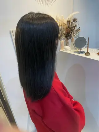 ロング カラー 中村 あやかのヘアスタイル