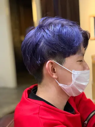 ショート CECIL hair なんば店所属・メンズパーマ 艶髪☆店長☆有馬のヘアスタイル