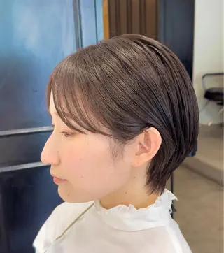 ショート カラー 【似合わせ、垢抜け ヘア】KAEDEのヘアスタイル