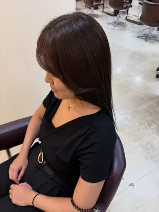 セミロング 東田 篤希のヘアスタイル