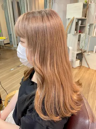 セミロング カラー chezlion et nature所属・中野 ゆかのヘアスタイル