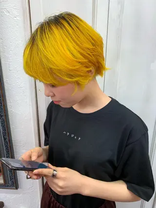 ショート カラー ピンクベージュ/新潟 万代/高橋桃葉🍑のヘアスタイル