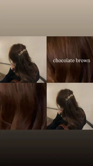 ミディアム カラー 顔周りレイヤー 🎀マリノのヘアスタイル