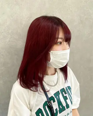 セミロング カラー Becky Lash 小倉店所属・アイブロウWAX 🌷モデル募集中🌷のマツエク・マツパデザイン