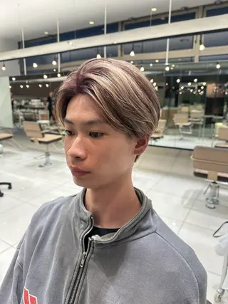 ショート カラー メンズ エスポワール所属・YUSHI HORIUCHIのヘアスタイル