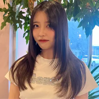 ロング カラー/韓国レイヤー /ブリーチ/hinaのヘアスタイル