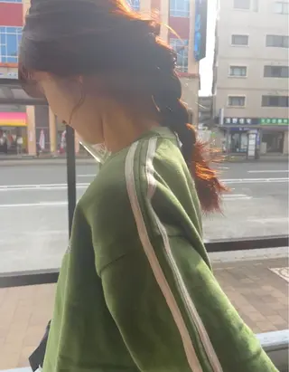 ロング カラー RIO 福岡美容師のヘアスタイル