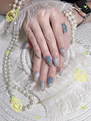 ネイル ネイルサロンAiri 長さ出し·シンプルのネイルデザイン