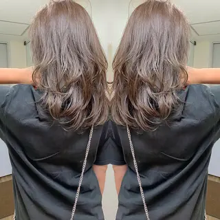 ミディアム カラー ヘアアレンジ branch by suri-ru所属・branch 中原のヘアスタイル