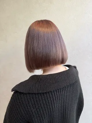ミディアム カラー newi まーぼーのヘアスタイル