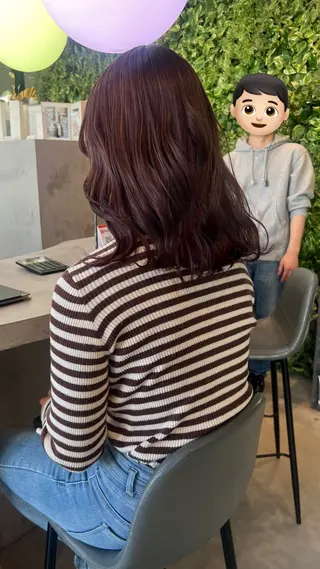 ロング 🎀Lolonois 池田店🎀佐藤百奈美のヘアスタイル