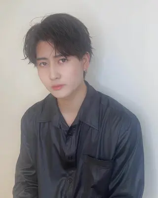 ショート パーマ メンズ 静岡/草薙パーマ メンズバレイヤージュのヘアスタイル