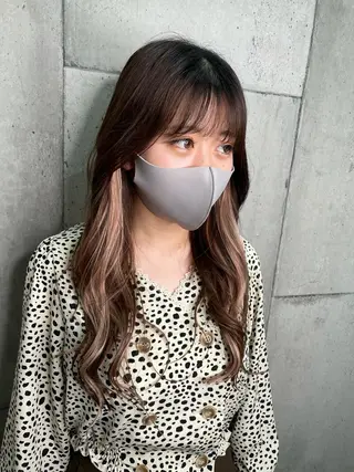 ロング 大内 志穂のヘアスタイル