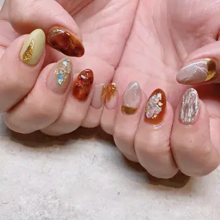 ネイル among アマン所属・lecoa_ kana／amongのネイルデザイン