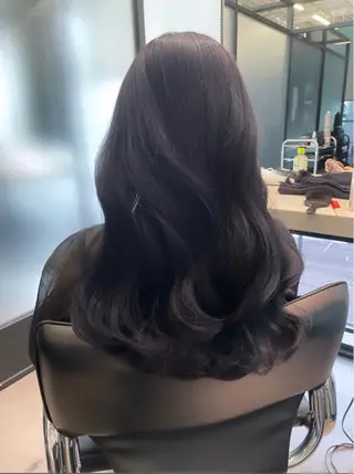 セミロング カラー INTRO.by Fi-Ne所属・韓国ヘア 店長NEGIのヘアスタイル